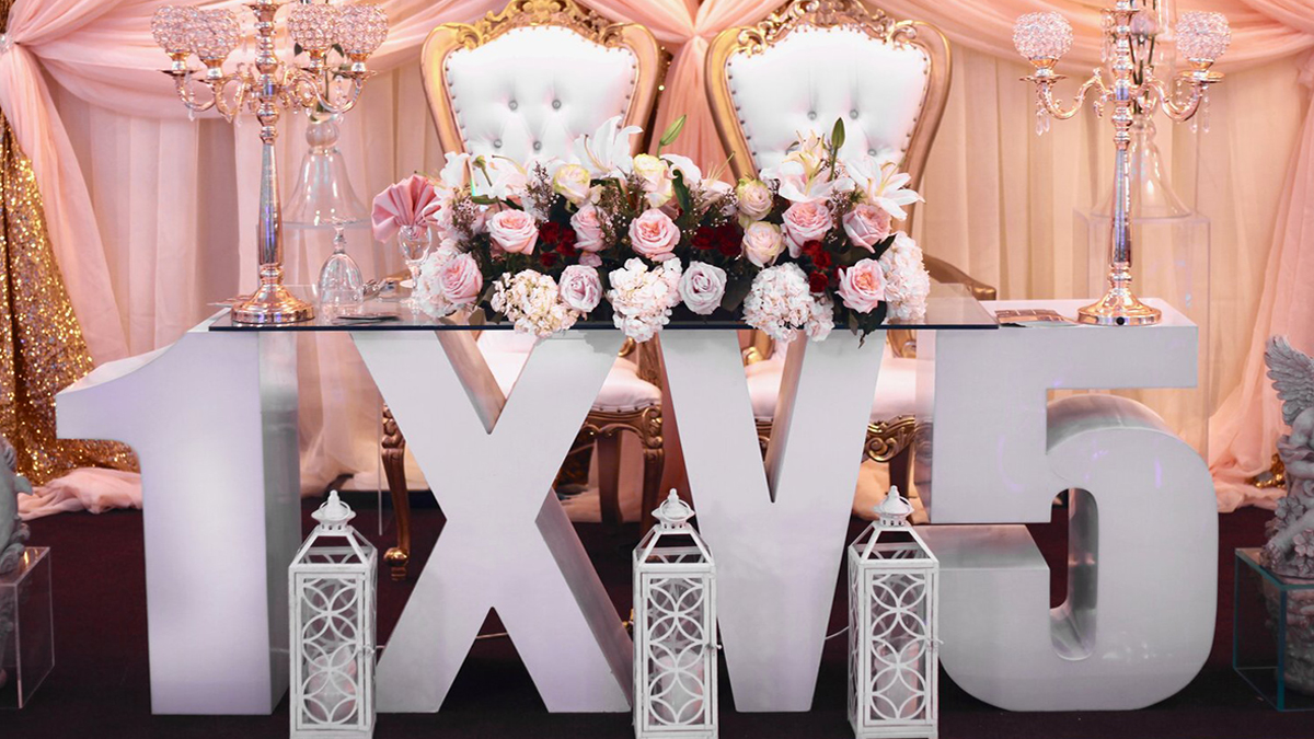 NOMBRES Y NUMEROS DECORADOS - MARQUEE NUMBERS AND LETTERS